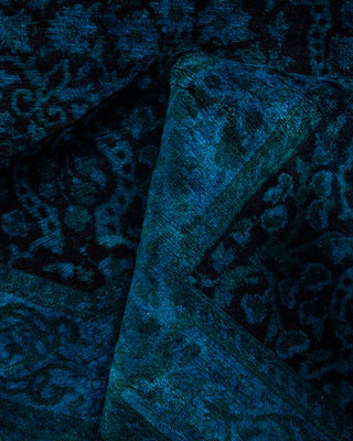 Fine Vibrance, One-of-a-Kind Hand-Knotted Area Rug  - Blue, 6' 1" x 6' 1"