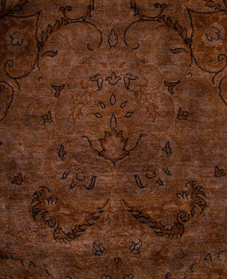 Overdyed One-of-a-Kind Wool Brown Area Rug 10' 1" x 14' 10"