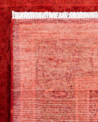 Contemporary Hand-Knotted Overdyed Pink Area Rug 3' 1" x 5' 2"