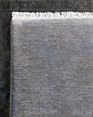 Contemporary Hand-Knotted Overdyed Gray Area Rug 3' 3" x 5' 1"
