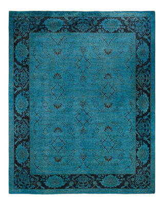 Modern Fine Vibrance Blue Area Rug 8' 3" x 10' 3"