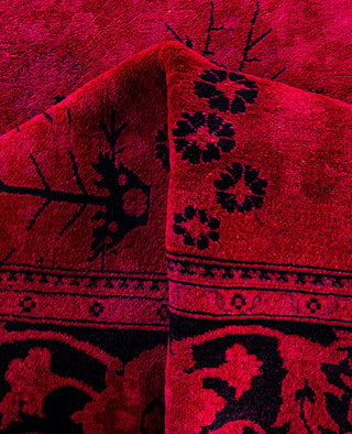 Fine Vibrance, One-of-a-Kind Hand-Knotted Area Rug  - Pink, 6' 1" x 8' 9"