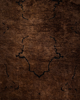 Contemporary Fine Vibrance Gray Wool Area Rug - 3' 1" x 4' 10"