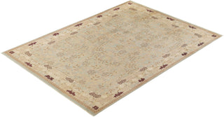 Traditional Hand Knotted Light Blue Area Rug 9' 0" x 12' 5"