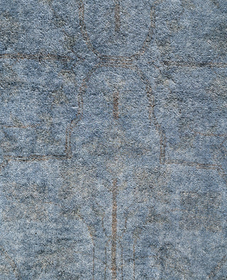 Overdyed One-of-a-Kind Wool Gray Area Rug 9' 1" x 12' 3"