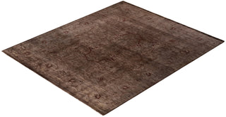Contemporary Hand Knotted  Brown Area Rug 8' 3" x 9' 10"