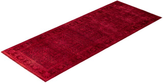 Fine Vibrance, One-of-a-Kind Hand-Knotted Area Rug  - Pink, 2' 7" x 6' 4"
