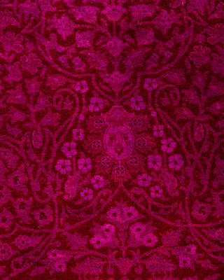 Fine Vibrance, One-of-a-Kind Hand-Knotted Runner Rug  - Pink, 2' 7" x 12' 6"