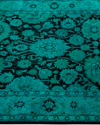 Contemporary Fine Vibrance Black Wool Runner - 2' 7" x 12' 0"