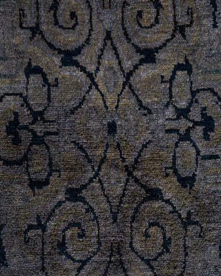Contemporary Hand Knotted  Gray Area Rug 8' 1" x 10' 1"