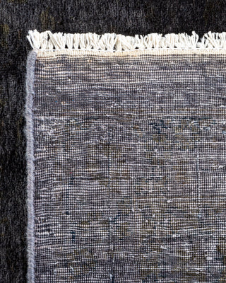 Contemporary Hand Knotted  Gray Area Rug 8' 1" x 10' 1"