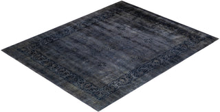 Contemporary Hand Knotted  Gray Area Rug 8' 1" x 10' 1"
