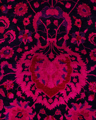 Fine Vibrance, One-of-a-Kind Hand-Knotted Area Rug  - Pink, 9' 1" x 11' 10"