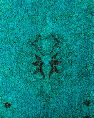 Fine Vibrance, One-of-a-Kind Hand-Knotted Area Rug  - Blue, 4' 1" x 6' 1"