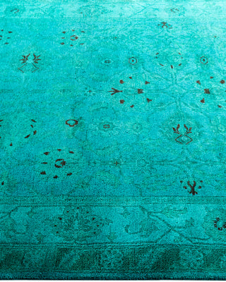 Fine Vibrance, One-of-a-Kind Hand-Knotted Area Rug  - Blue, 4' 1" x 6' 1"