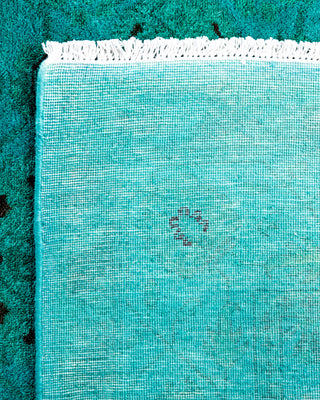 Fine Vibrance, One-of-a-Kind Hand-Knotted Area Rug  - Blue, 4' 1" x 6' 1"