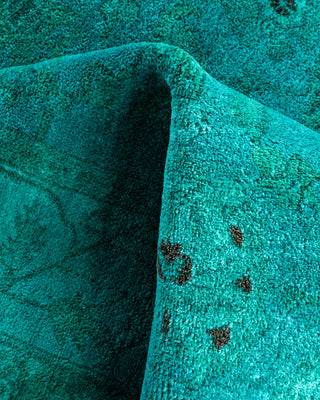 Fine Vibrance, One-of-a-Kind Hand-Knotted Area Rug  - Blue, 4' 1" x 6' 1"