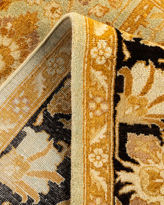 Traditional Hand Knotted Yellow Area Rug 4' 3" x 6' 4"