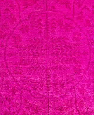 Overdyed One-of-a-Kind Wool Pink Area Rug 8' 0" x 10' 5"