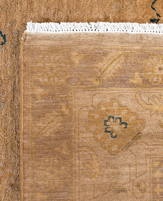 Overdyed One-of-a-Kind Wool Beige Area Rug 6' 1" x 8' 8"