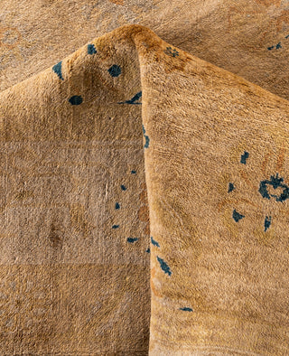 Overdyed One-of-a-Kind Wool Beige Area Rug 6' 1" x 8' 8"