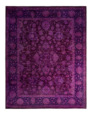 Fine Vibrance, One-of-a-Kind Hand-Knotted Area Rug  - Pink, 8' 2" x 10' 3"