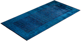 Contemporary Fine Vibrance Red Wool Area Rug - 6' 3" x 12' 8"