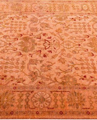 Contemporary Overdyed Wool Hand Knotted Beige Area Rug 3' 1" x 5' 4"