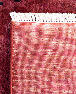 Contemporary Overdyed Wool Hand Knotted Red Runner 3' 0" x 12' 2"