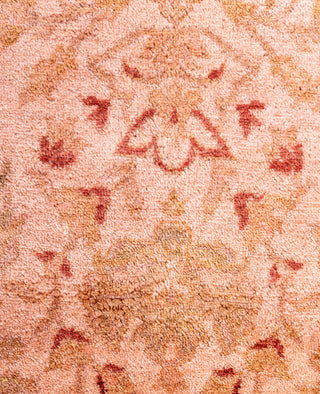 Contemporary Overdyed Wool Hand Knotted Biege Runner 3' 0" x 10' 6"