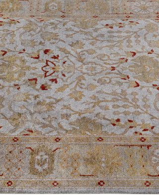 Contemporary Overdyed Wool Hand Knotted Gray Runner 3' 0" x 16' 3"