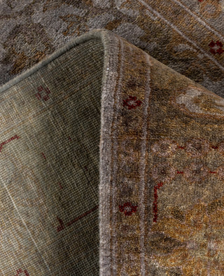 Contemporary Overdyed Wool Hand Knotted Gray Runner 3' 0" x 16' 3"