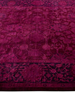 Fine Vibrance, One-of-a-Kind Hand-Knotted Area Rug  - Purple, 6' 1" x 8' 10"