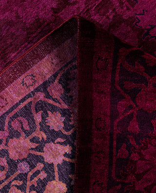 Fine Vibrance, One-of-a-Kind Hand-Knotted Area Rug  - Purple, 6' 1" x 8' 10"