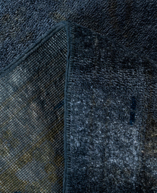Contemporary Overdyed Wool Hand Knotted Gray Area Rug 8' 2" x 10' 2"