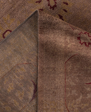 Overdyed One-of-a-Kind Wool Brown Area Rug 11' 10" x 18' 5"