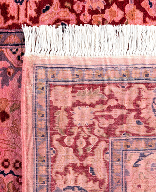 Overdyed One-of-a-Kind Wool Pink Runner 2' 7" x 18' 1"