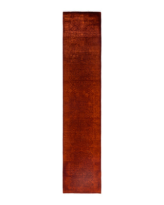 Fine Vibrance, One-of-a-Kind Hand-Knotted Runner Rug  - Gold, 2' 7" x 12' 4"