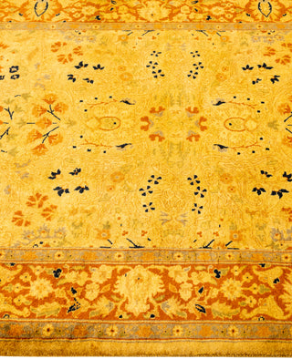 Fine Vibrance, One-of-a-Kind Hand-Knotted Area Rug  - Yellow, 3' 2" x 9' 10"