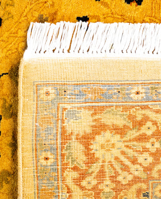 Fine Vibrance, One-of-a-Kind Hand-Knotted Area Rug  - Yellow, 3' 2" x 9' 10"