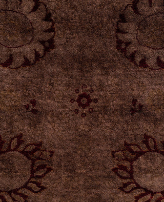 Fine Vibrance, One-of-a-Kind Hand-Knotted Area Rug  - Brown, 3' 1" x 9' 4"