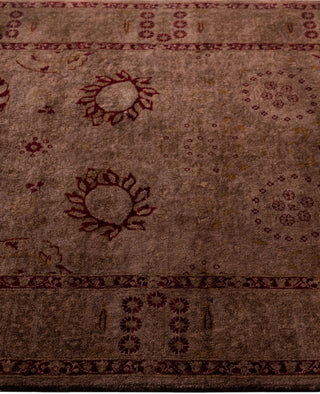 Fine Vibrance, One-of-a-Kind Hand-Knotted Area Rug  - Brown, 3' 1" x 9' 4"