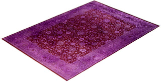 Fine Vibrance, One-of-a-Kind Hand-Knotted Area Rug  - Red, 9' 2" x 12' 5"