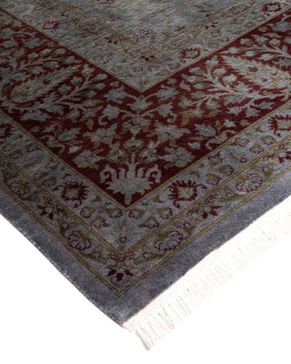 Modern Overdyed Hand Knotted Wool Gray Area Rug 9' 2" x 12' 5"