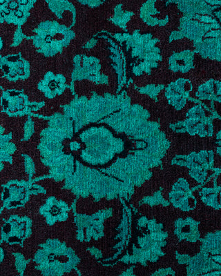 Fine Vibrance, One-of-a-Kind Hand-Knotted Area Rug  - Blue, 4' 2" x 6' 5"