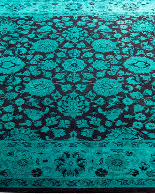 Fine Vibrance, One-of-a-Kind Hand-Knotted Area Rug  - Blue, 4' 2" x 6' 5"