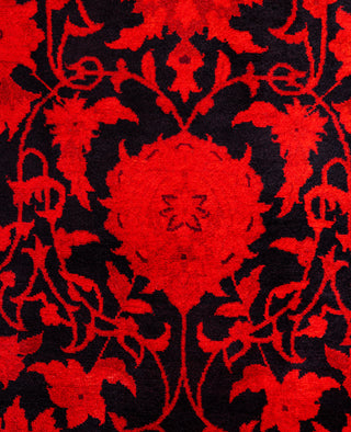 Fine Vibrance, One-of-a-Kind Hand-Knotted Area Rug  - Red, 2' 6" x 10' 4"