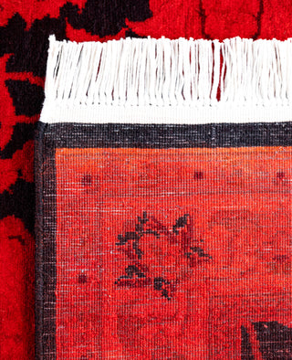 Fine Vibrance, One-of-a-Kind Hand-Knotted Area Rug  - Red, 2' 6" x 10' 4"