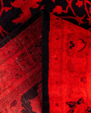 Fine Vibrance, One-of-a-Kind Hand-Knotted Area Rug  - Red, 2' 6" x 10' 4"