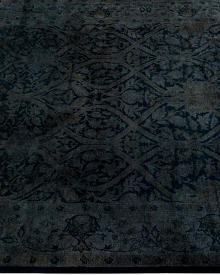 Fine Vibrance, One-of-a-Kind Hand-Knotted Runner Rug  - Gray, 4' 2" x 9' 10"